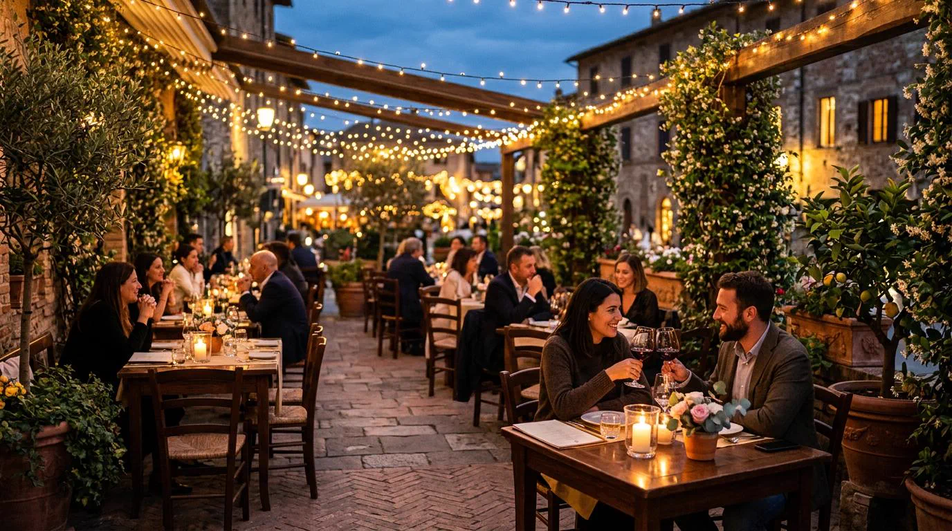 Terrasse le soir